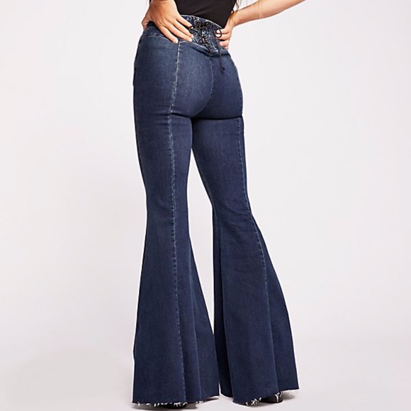 lace up flares